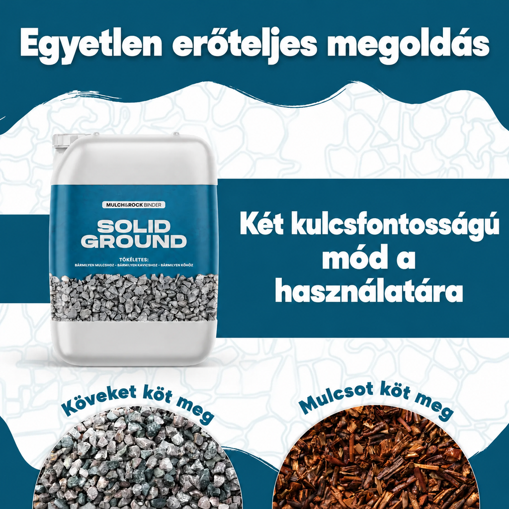 SOLID GROUND – Adhesive for Landscaping Stones Used in Yard Design