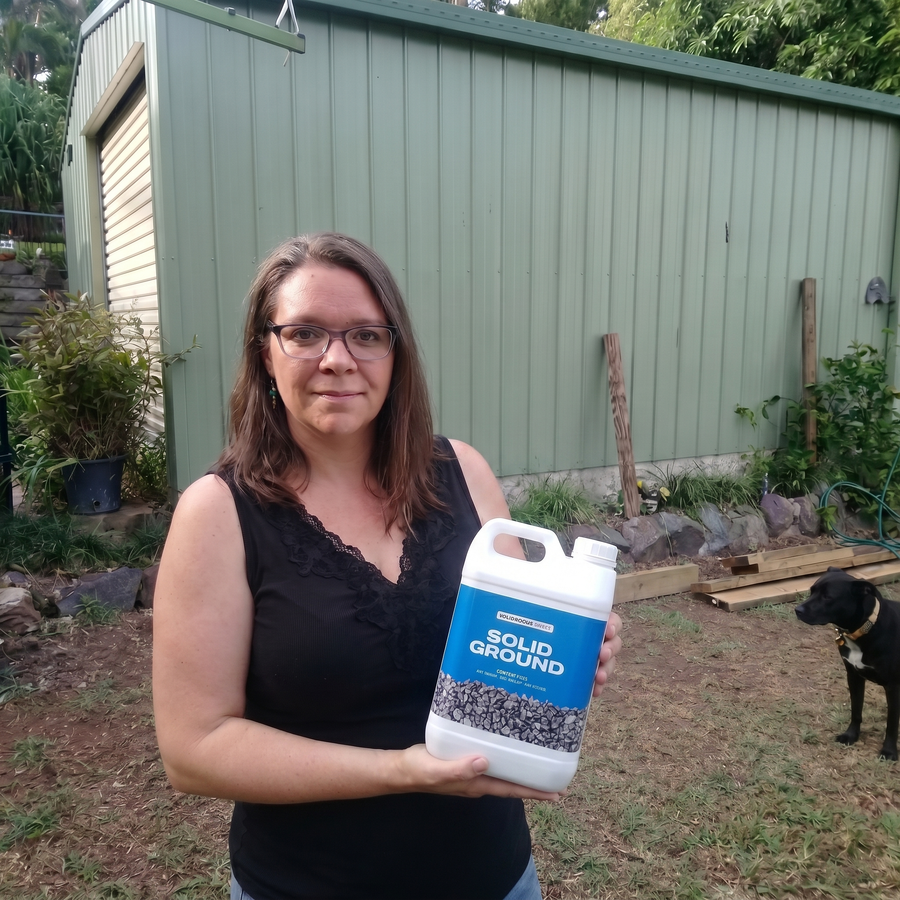 Happy customer with Solid Ground